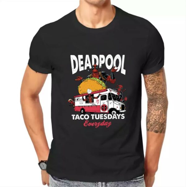 Deadpool Shirt, Marvel Deadpool Taco Tuesdays Everyday Graphic Shirt, Marvel Deadpool Shirt, Deadpool Shirt