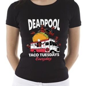 Deadpool Shirt, Marvel Deadpool Taco Tuesdays Everyday Graphic Shirt, Marvel Deadpool Shirt, Deadpool Shirt 3