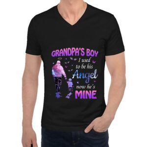 Fathers Day Shirt, Grandpa's Boy I Used To Be His Angel Now He's Mine Shirt, Women Shirt, Unisex Shirt 2