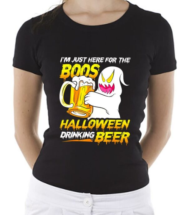 Halloween Beer Shirt, I'm Just Here For The Boos Shirt, Halloween Gift, Spooky Shirt, Ghost Shirt, Halloween Shirt, Women Shirt, Unisex Shirt