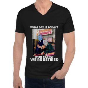 Halloween Dunkin' Donuts Jason Voorhees Michael Myers Retired Shirt, Women Shirt, Unisex Shirt 2
