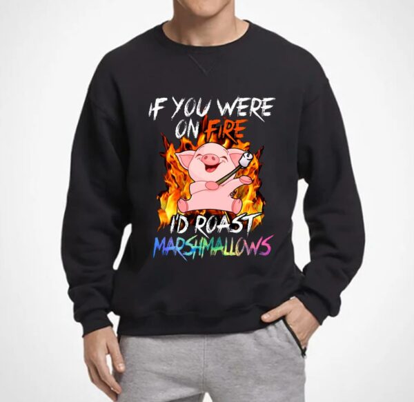 If You Were On Fire I'd Roast Marshmallows Shirt, Unisex Shirt