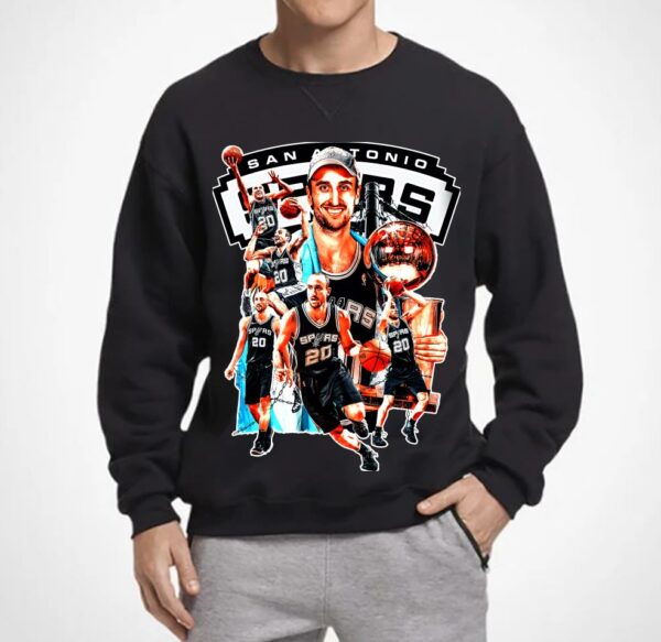 Manu Ginobili San Antonio Spurs, Basketball Shirt, Manu Ginobili Shirt