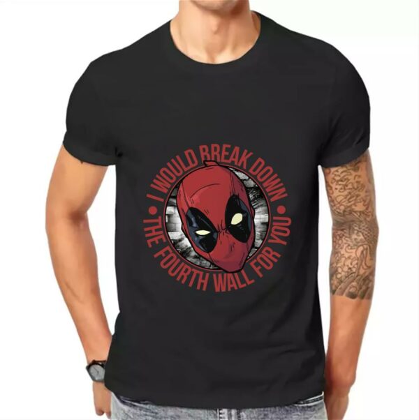 Marvel Deadpool I Would Break Down The Fourth Wall For You Shirt, Marvel Deadpool Shirt, Deadpool Shirt