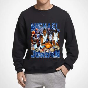 Michael Jordan Chicago Bulls NBA Retro Basketball Shirt, Michael Jordan Shirt