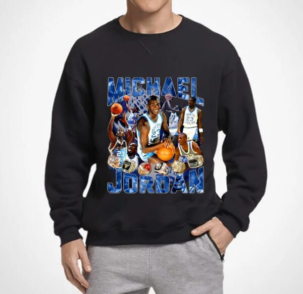 Michael Jordan Chicago Bulls NBA Retro Basketball Shirt, Michael Jordan Shirt