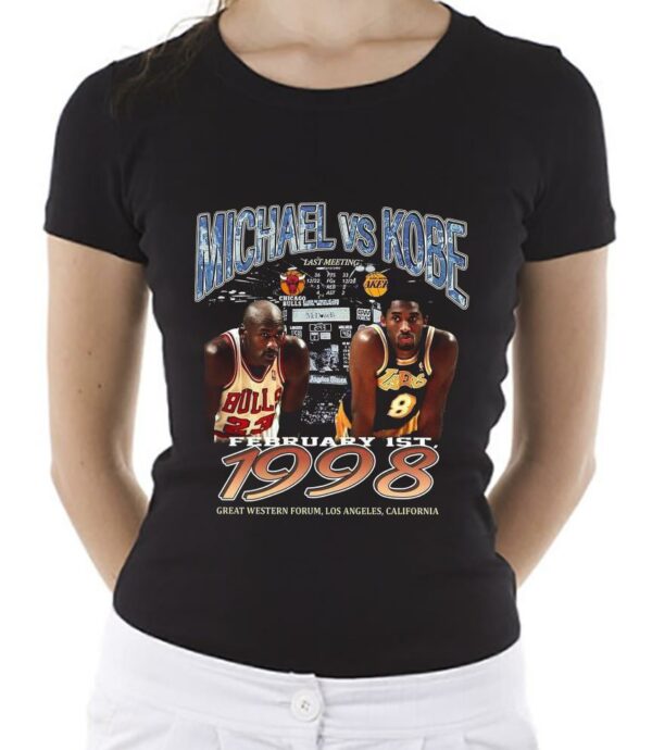 Michael Jordan vs Kobe Bryant 1998 Shirt, Basketball Shirt, Kobe Bryant Shirt, Michael Jordan Shirt