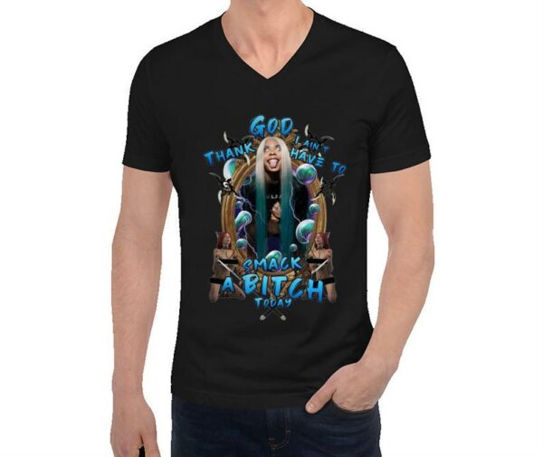 Rico Nasty Shirt, Thank God I Ain't Have To Smack A Bitch Today Shirt, Rico Nasty Shirt