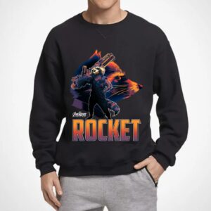 Rocket Raccoon Shirt, Rocket Raccoon Guardians Of The Galaxy, Marvel Avengers Infinity War Shirt, Rocket Raccoon Shirt 1