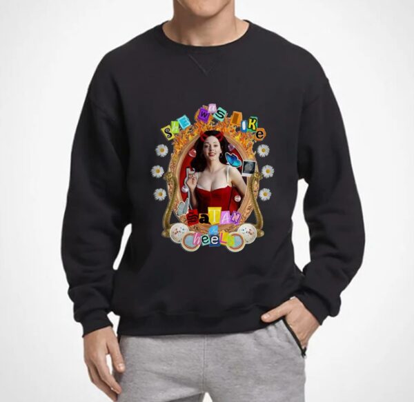 Rose McGowan Shirt, She Was Like Satan In Heels Shirt, Rose McGowan Shirt