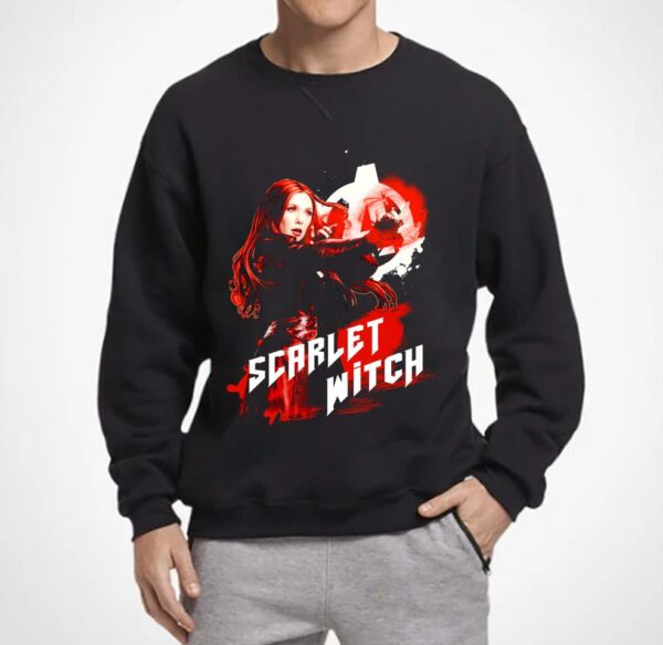 Scarlet Witch Shirt, Marvel Infinity War Scarlet Witch Red Splat Graphic Shirt, Scarlet Witch Marvel Avengers Shirt, Scarlet Witch Shirt