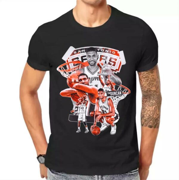 Tim Duncan Center San Antonio Spurs Hall Of Fame shirt, Tim Duncan Shirt