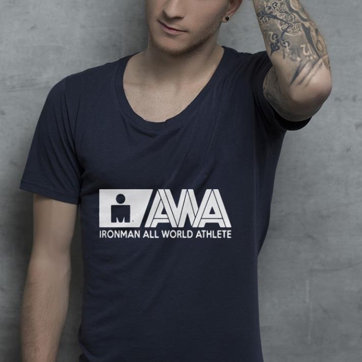 AWA Ironman all world athlete shirt
