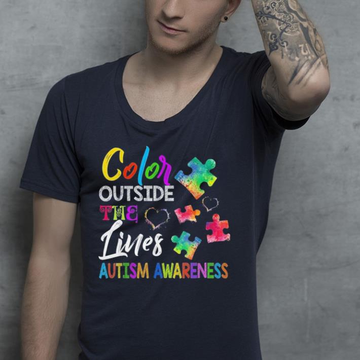 Colour outside the line shirt
