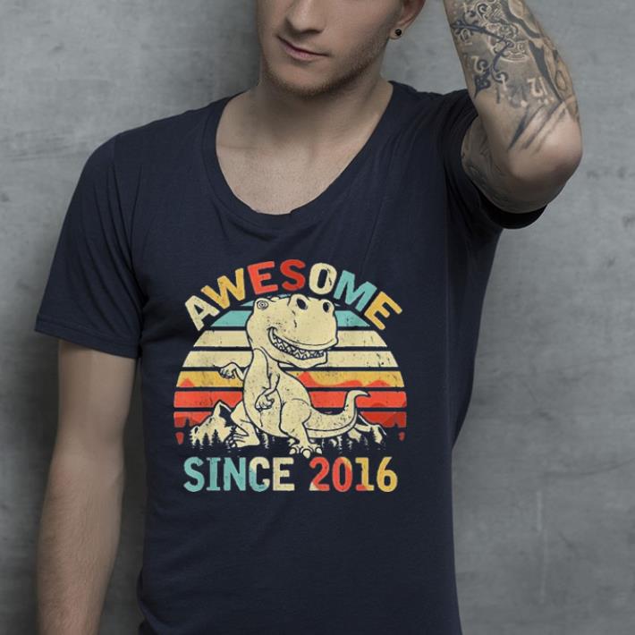 Dinosaur Awesome Since 2016 shirt