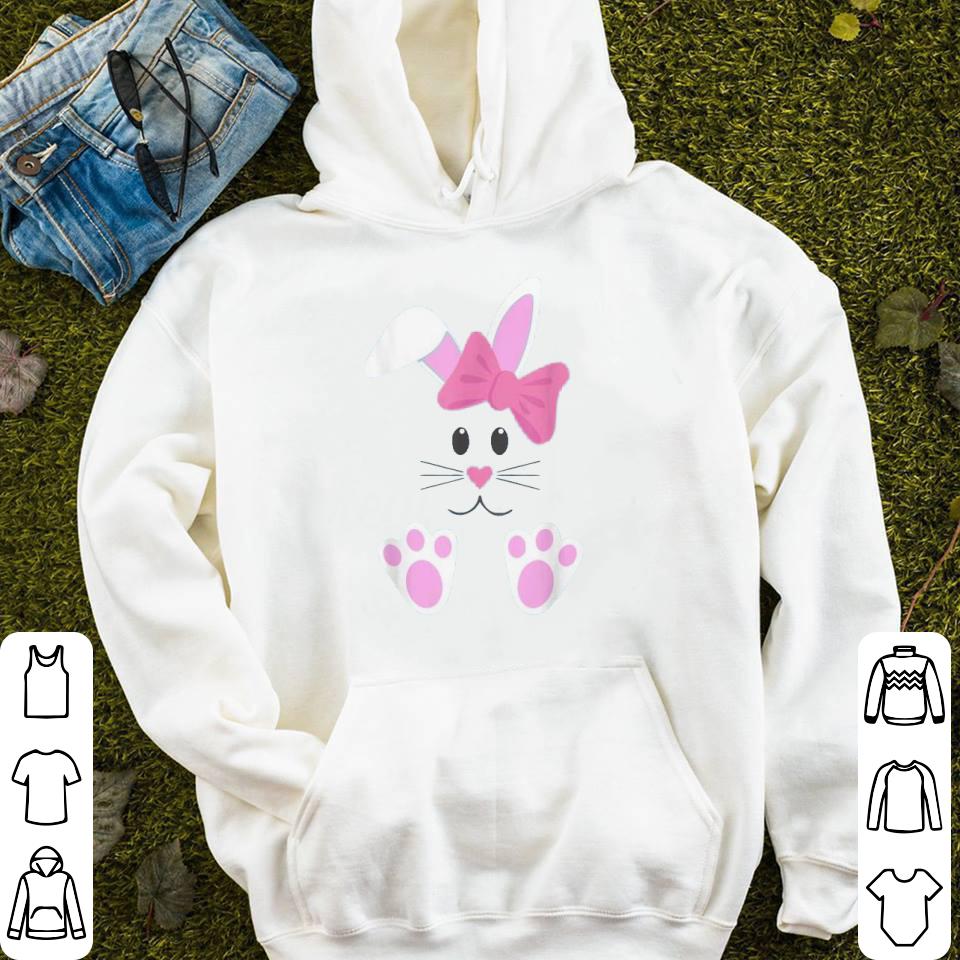 Girl Easter Bunny Pink Bow shirt