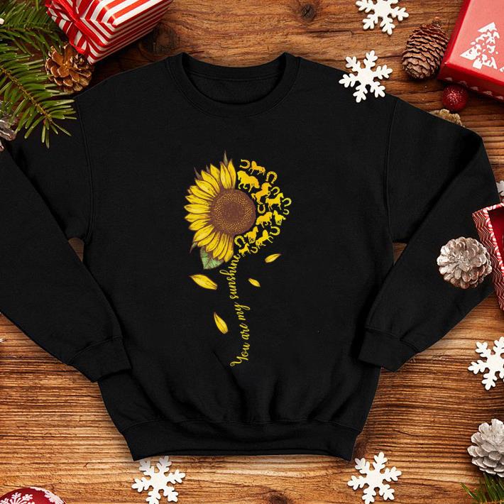 Horseshoe you are my sunshine sunflower shirt
