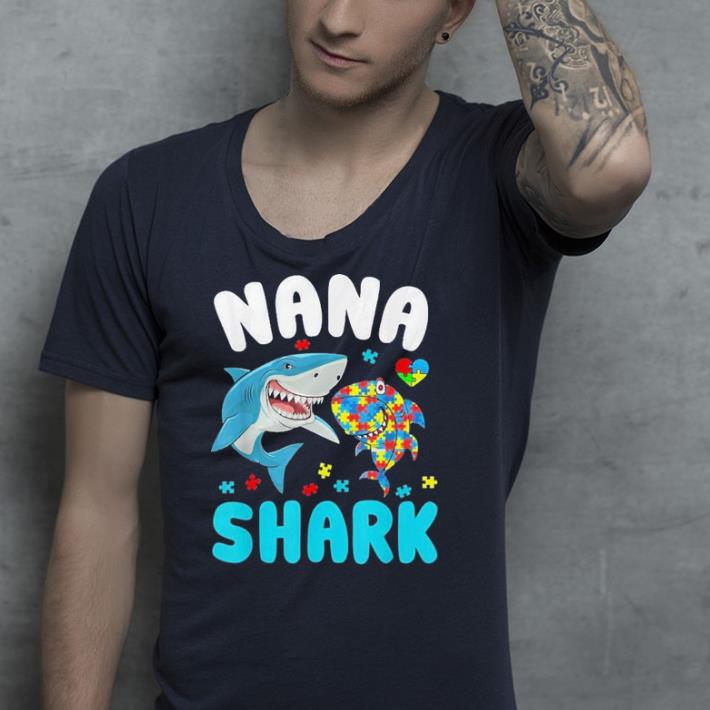 Nana Shark Autism Awareness shirt 9 Nana Shark Autism Awareness shirt