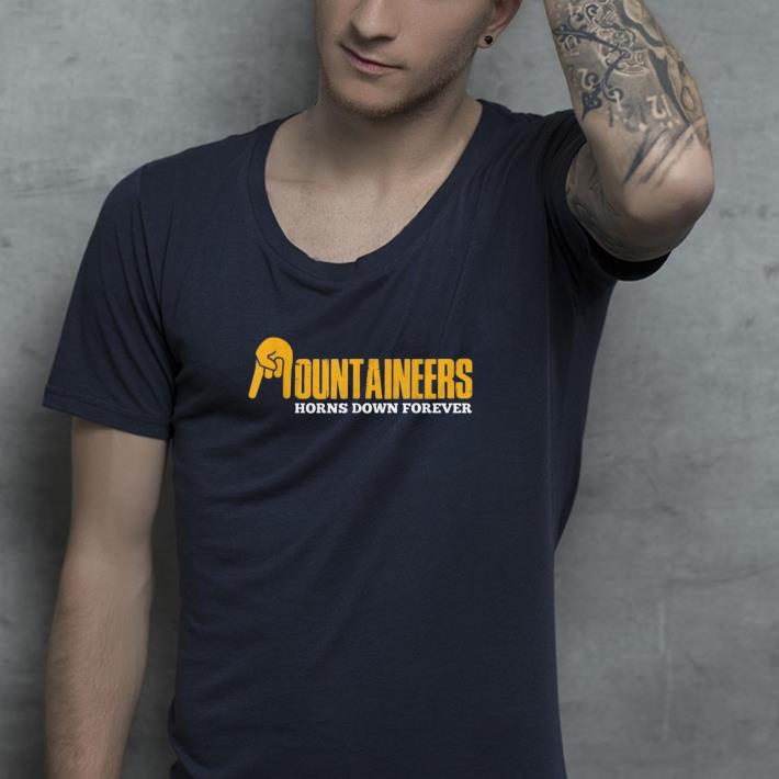 West Virginia Mountaineers Texas Horns Down shirt