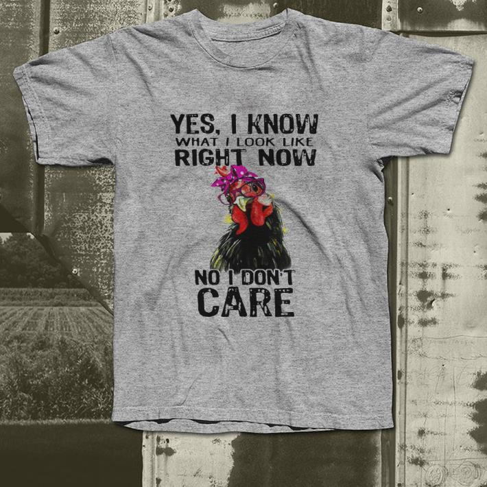 Hen yes I know what I look like right now no I don’t care shirt 9 Hen yes I know what I look like right now no I don’t care shirt