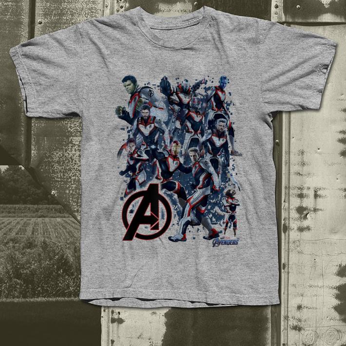 Marvel Avengers Endgame Suit Group Shot shirt