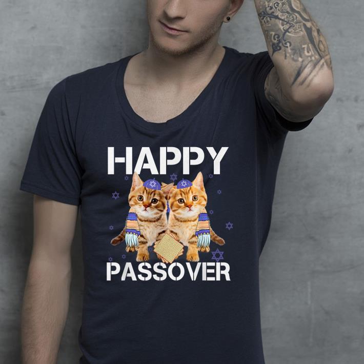 Pesach Hebrew Cat Happy Jewish Passover shirt 9 Pesach Hebrew Cat Happy Jewish Passover shirt