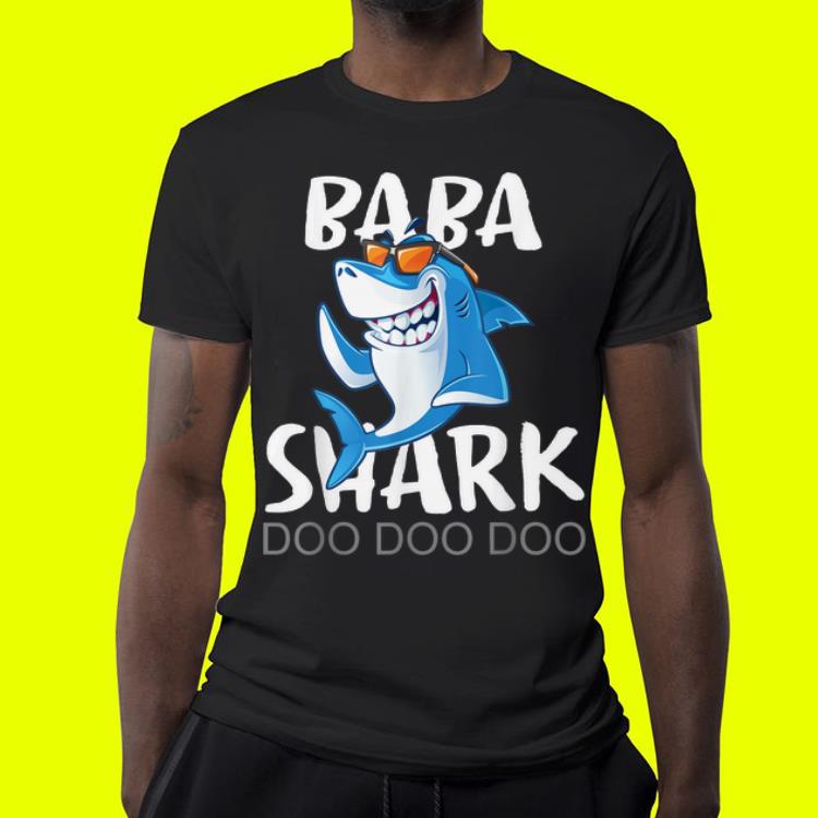 Baba Shark Fathers Day From Wife Son Daughter shirt