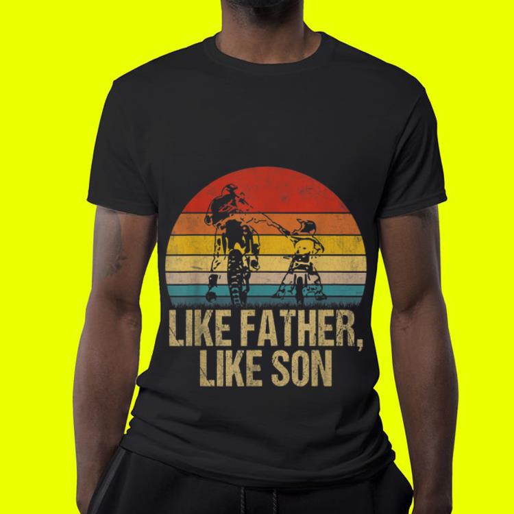 Like Father Like Son Motocross Sunset shirt