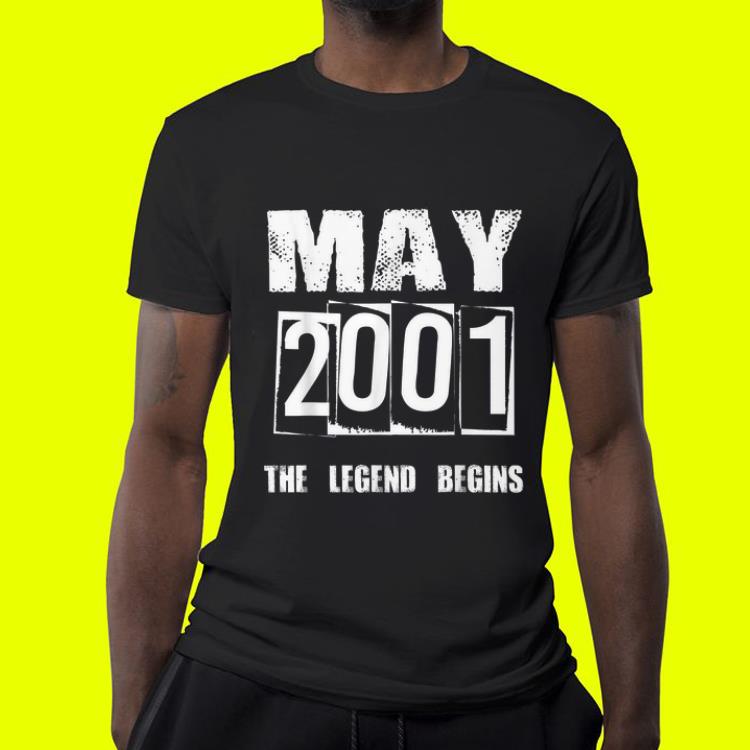May 2001 the legend begins shirt
