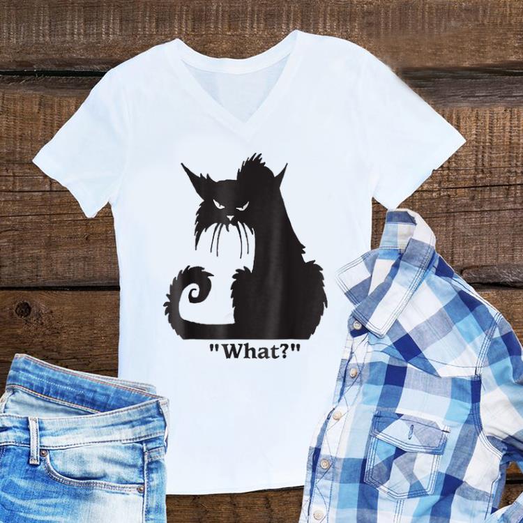 Angry Black Cat What Sweater