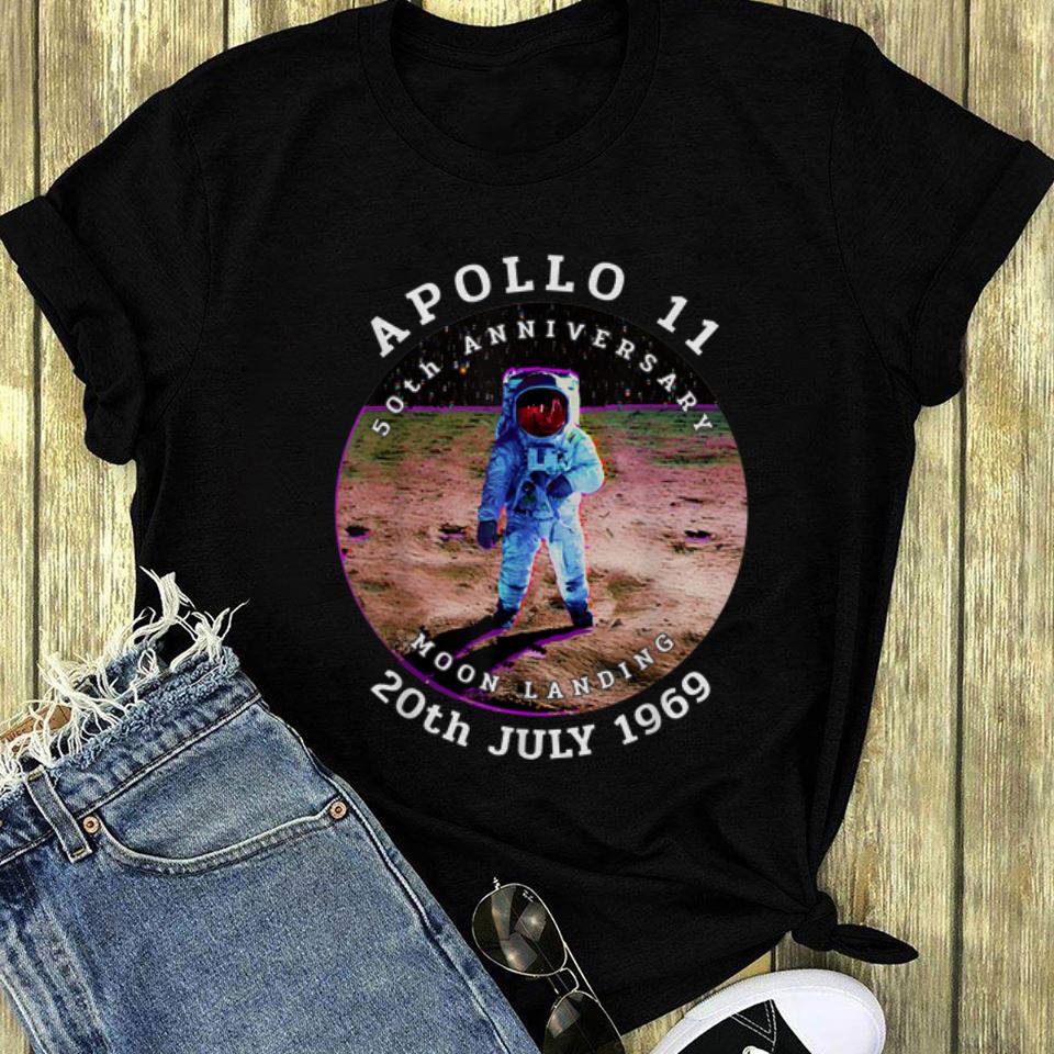 Astronaut Apollo 11 50th Anniversary Moon Landing 1969 2019 long sleeve