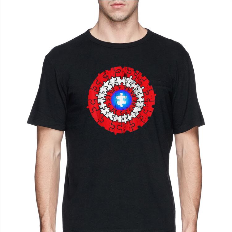 Captain American Autism Superhero Shield Awareness shirt Captain American Autism Superhero Shield Awareness shirt 4 - Captain American Autism Superhero Shield Awareness shirt