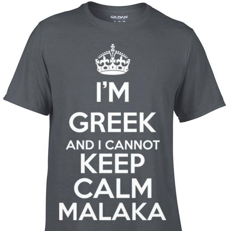 Crown I'm Greek And I Cannot Keep Calm Malaka Sweater