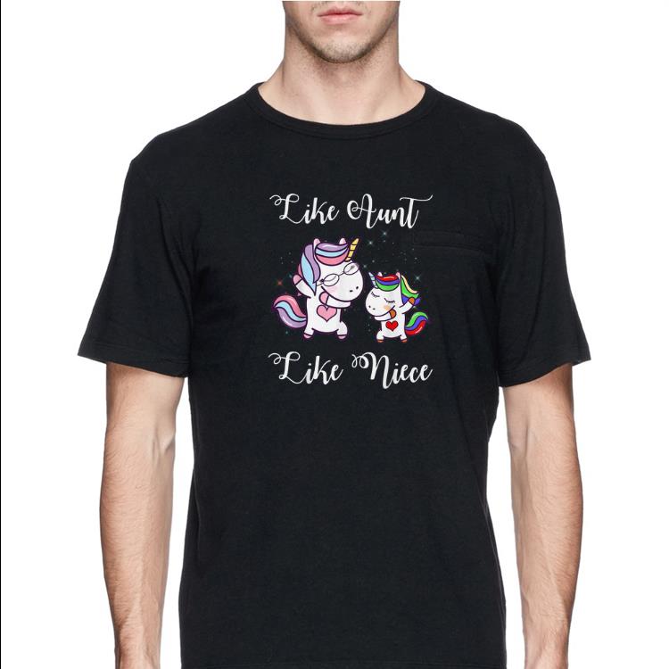 Like Aunt Like Niece Dabbing Unicorn shirt