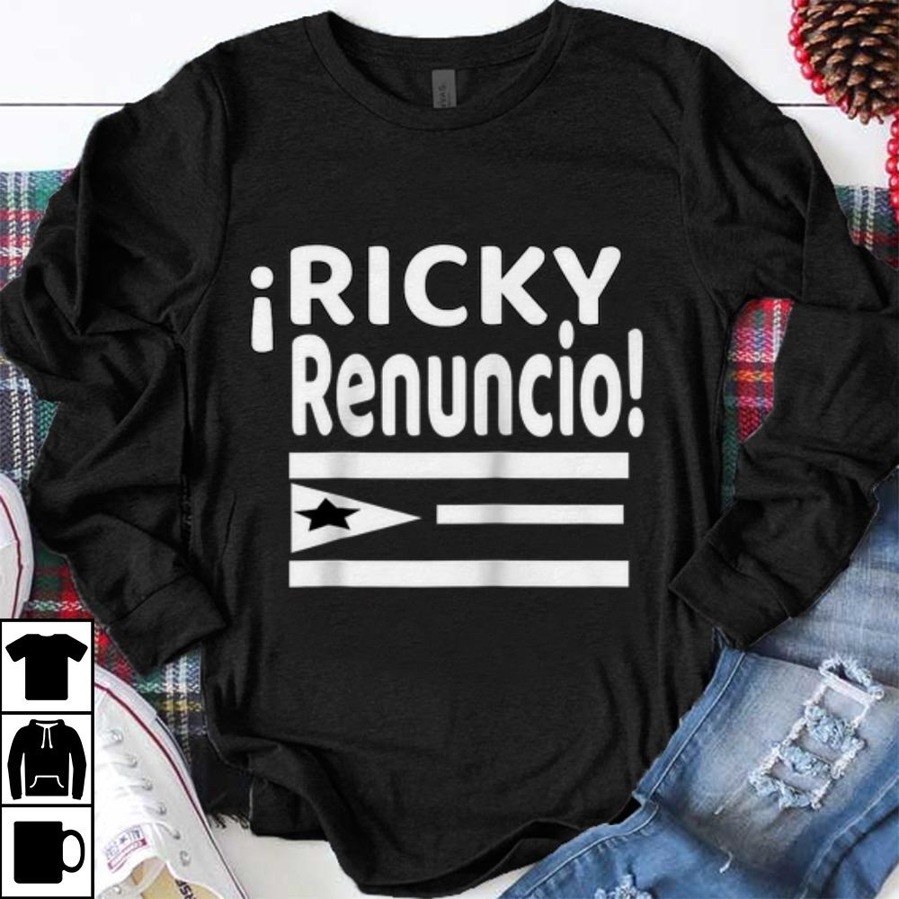 Original Puerto Rico Flag Politics Ricky Renuncio shirt