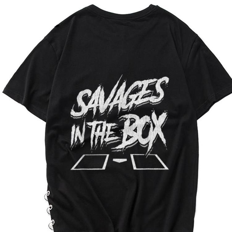 Premium Savages In The Box Baseball shirt
