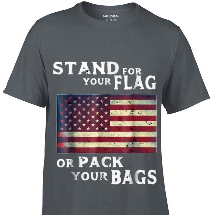 Stand For Your Flag Or Pack Your Bags American Flag 4th Of July Independence Day Sweater