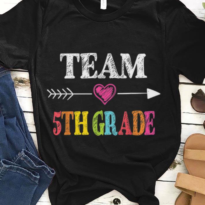 Team 5th Grade Back To School Teachers guy tee