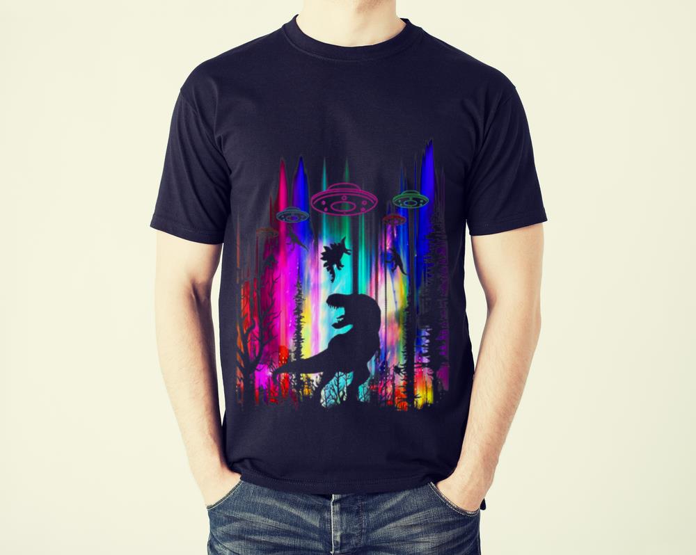 The Best Retro UFO Dinosaur Abduction shirt