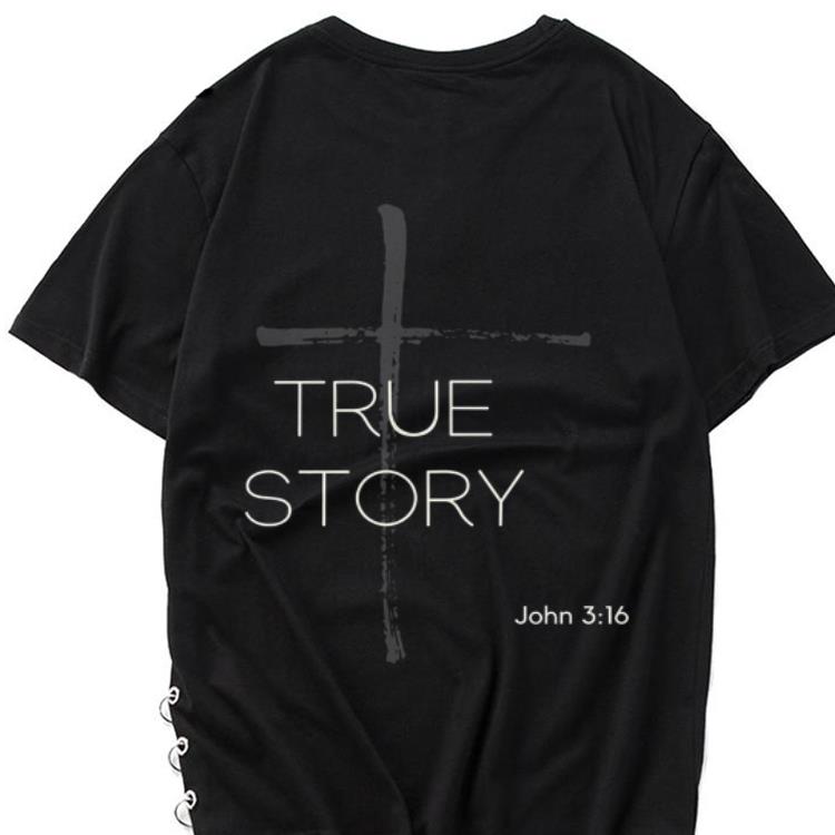 The best trend True Story Cross shirt
