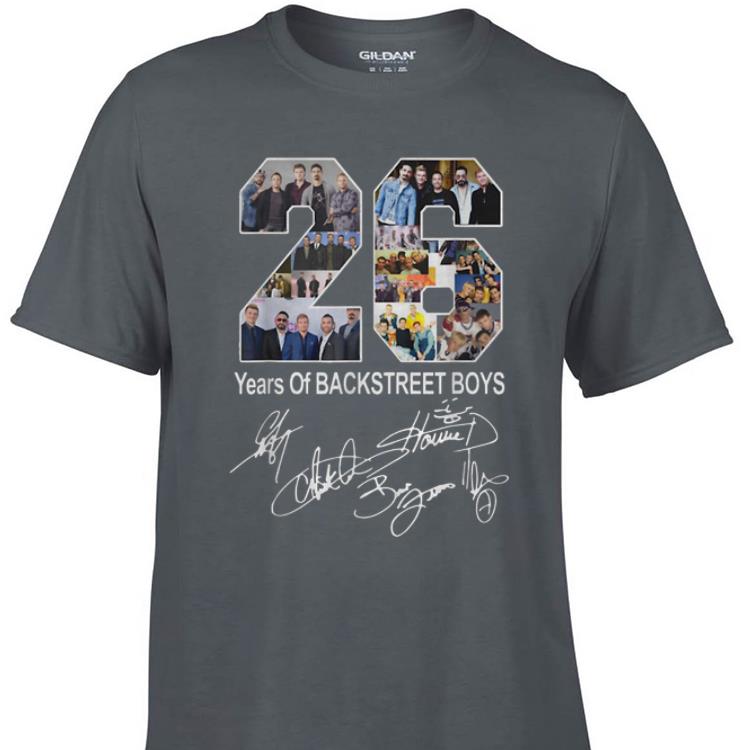 Awesome 26 Years Of Backstreet Boys Signature shirt