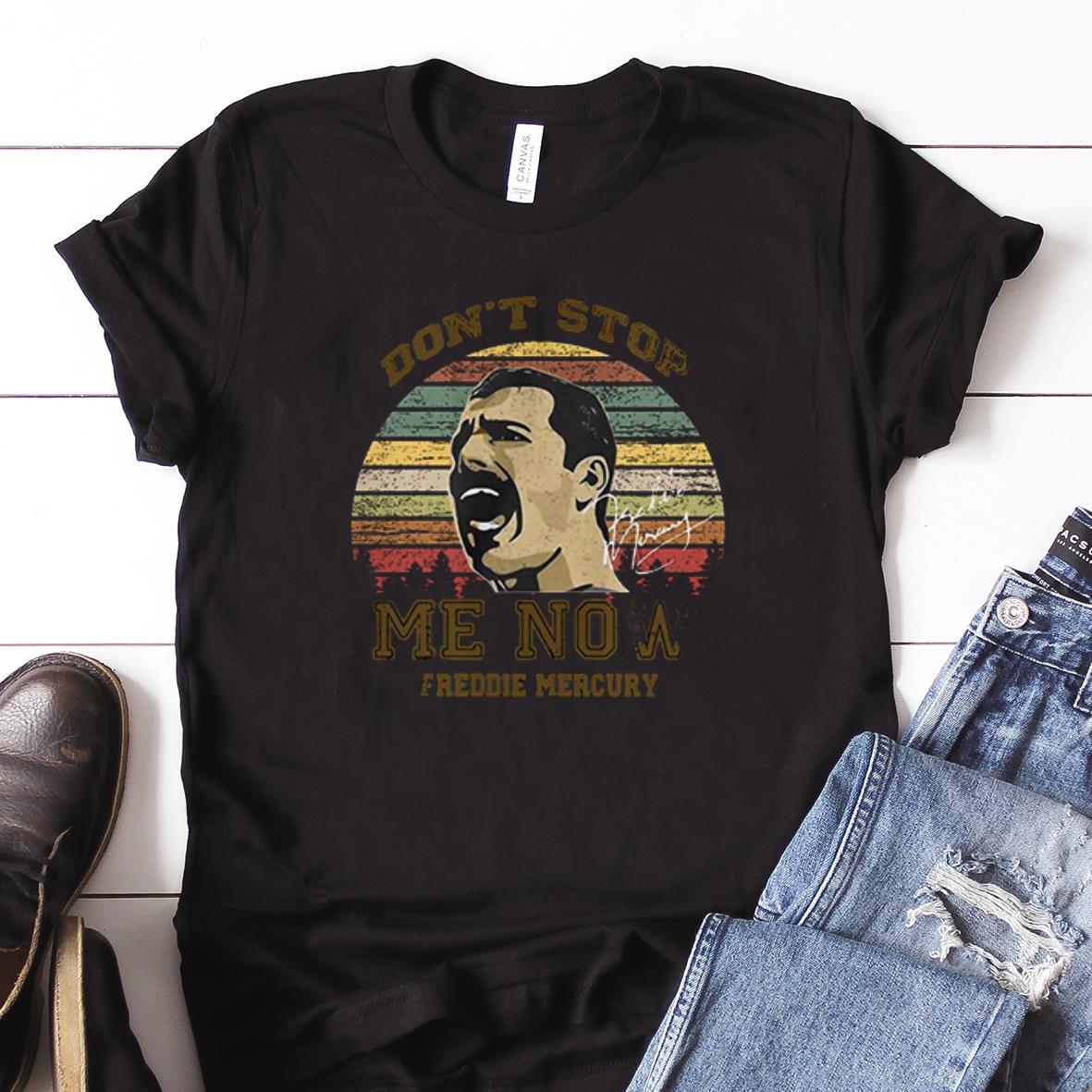 Awesome Don't Stop Me Now Freddie Mercury Signature shirt