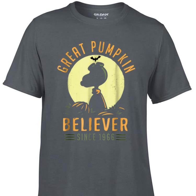 Awesome Peanuts Great Pumpkin believer since 1966 shirt