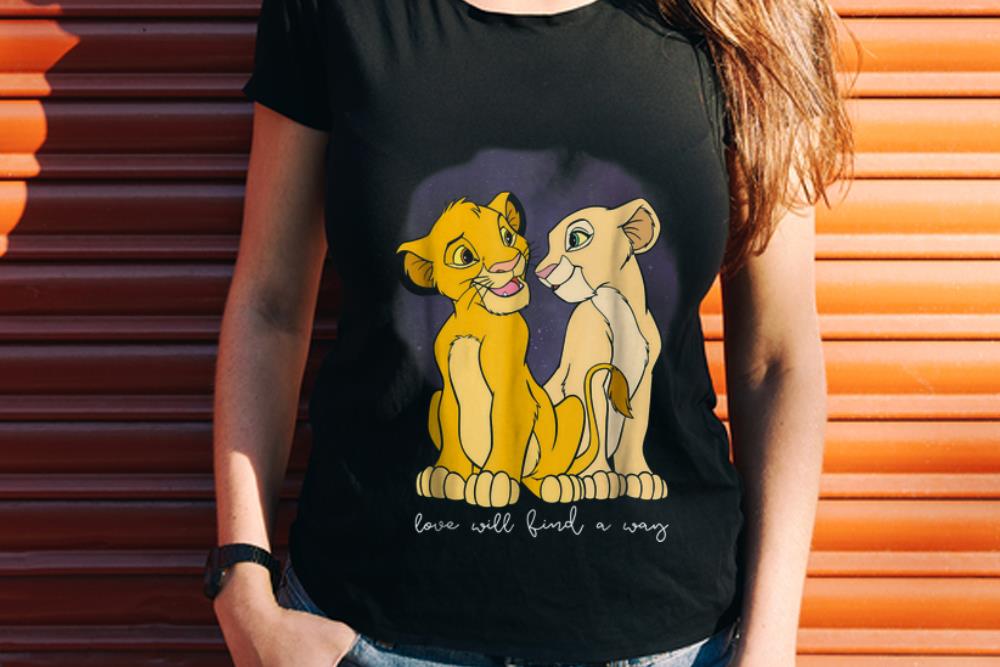 Wonder Disney Lion King Simba Nala Love Love Will Find A Way shirt