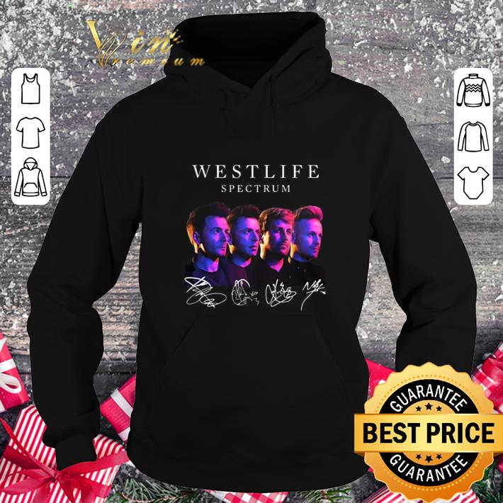 Cheap Westlife Spectrum Artists Smooth signatures shirt