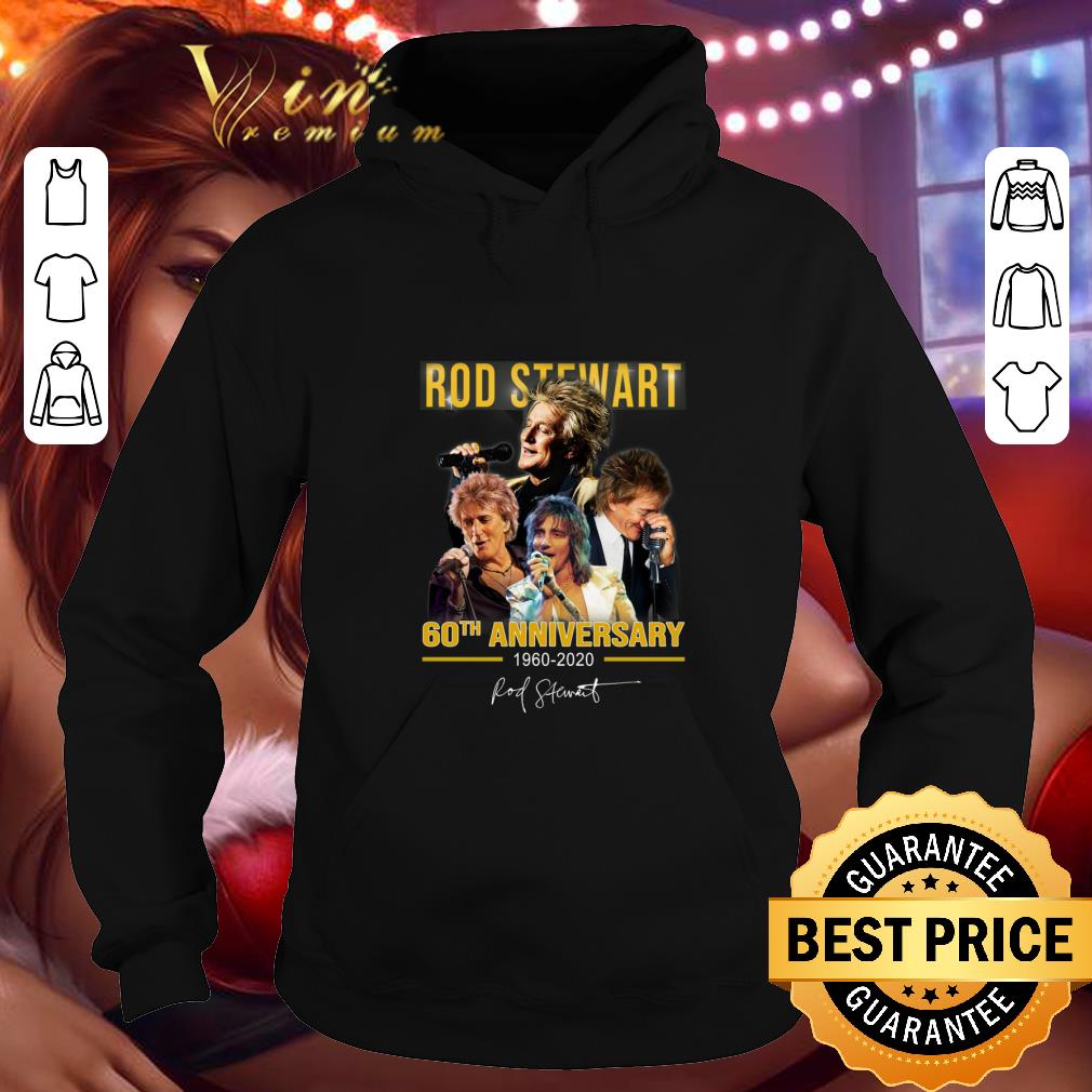 Cool Rod Stewart 60th anniversary 1960-2020 signature shirt