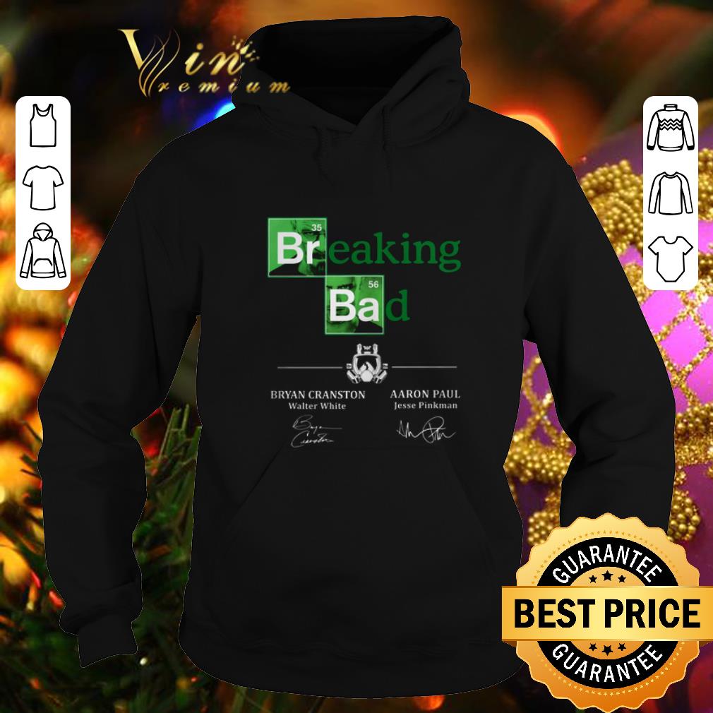 Pretty Breaking Bad Bryan Cranston Aaron Paul Signatures shirt