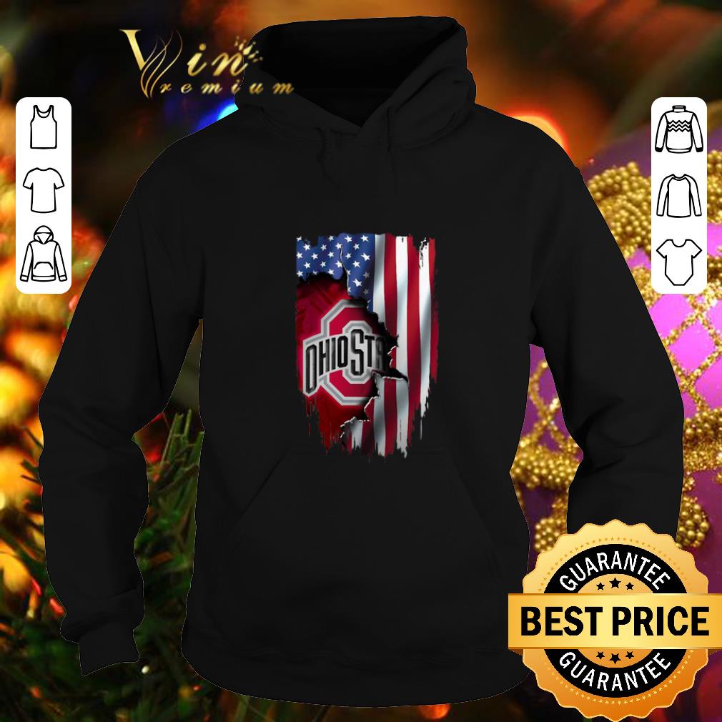 Cheap America flag Ohio state shirt 9 Cheap America flag Ohio state shirt