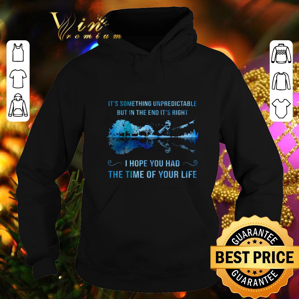 Cheap It's something unpredictable Good Riddance Time Of Your Life shirt