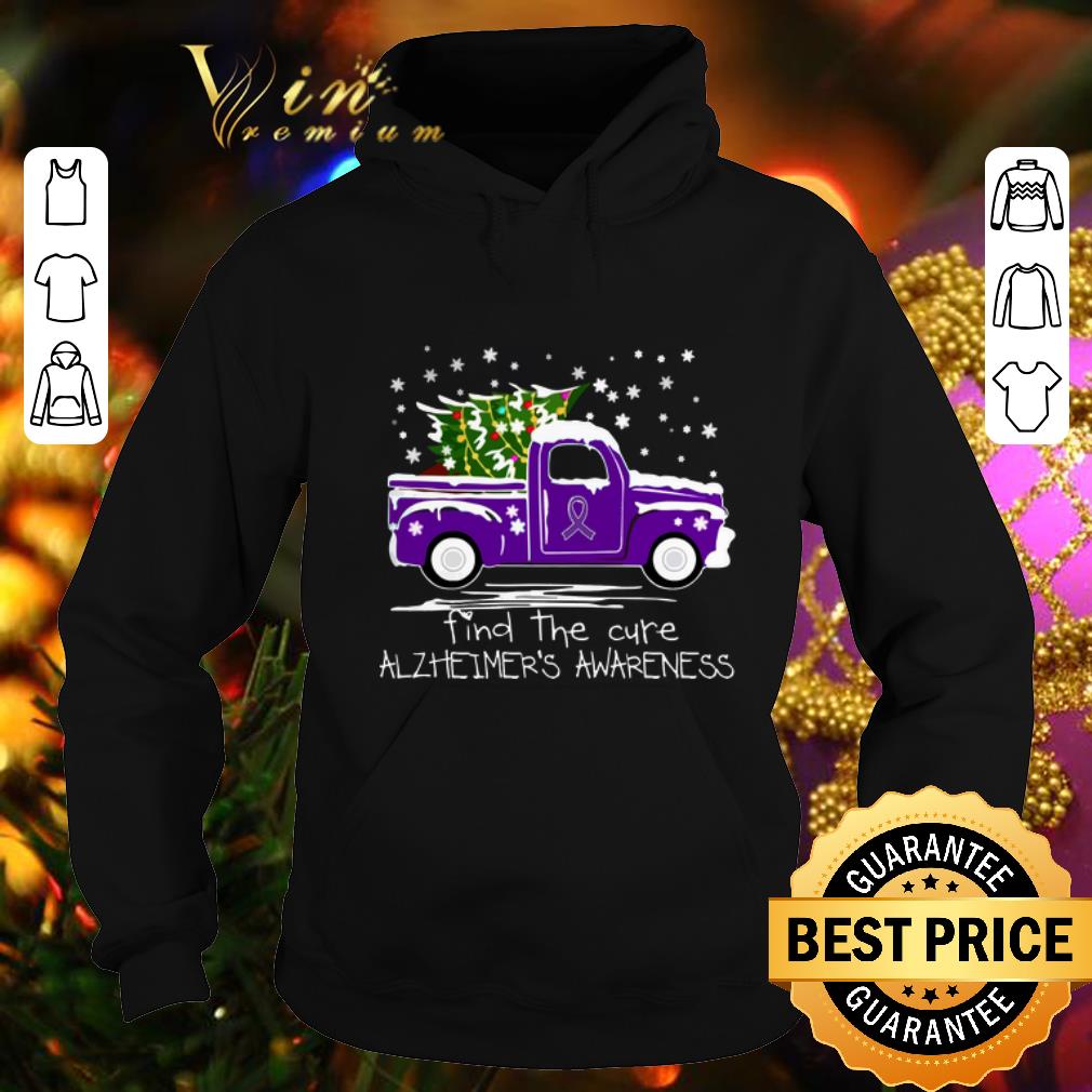 Cheap Truck find the cure Alzheimer's Awareness Christmas shirt 9 Cheap Truck find the cure Alzheimer's Awareness Christmas shirt